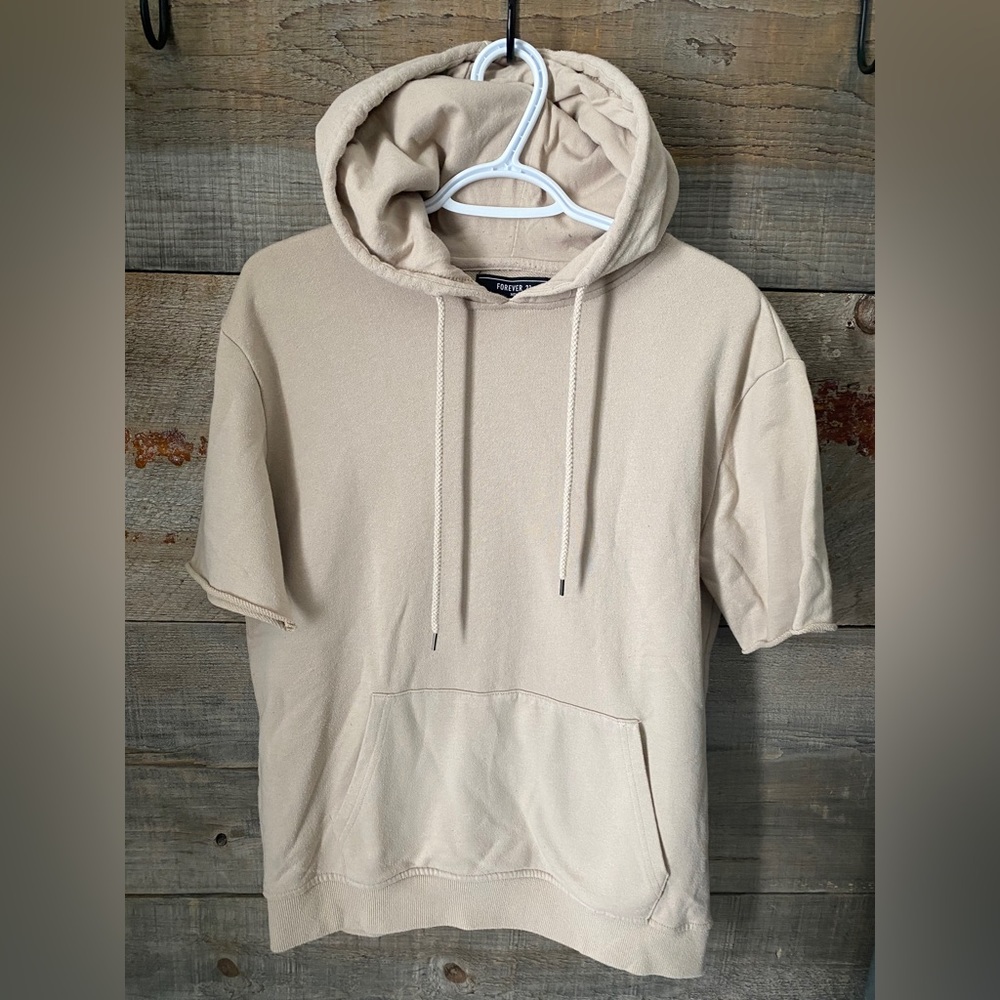 Forever 21 cut sleeve hoodie